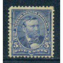Used 281 5c Ulysses S. Grant Just Clears M04834