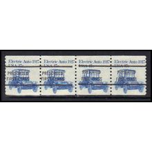 1906a 17c Electric Auto Fine MNH Dry Gum Gap S/4 Type BA PreCnx AA1092
