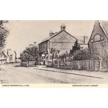 Langley Church Mission Village Hall 1900 Photo Postcard
