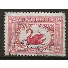 Australia 1929 SG116 1 1/2d Dull Scarlet Centenary of W Australia Fine Used ..