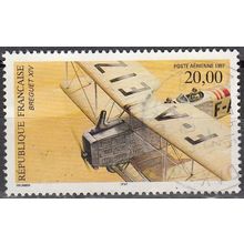 France 1997 Michel 3263C O Cote (2008) 6.00 € Biplan Breguet XIV Cachet rond