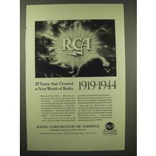 1944 RCA Radio Ad - a New World of Radio
