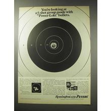 1969 Remington Power-Lokt Bullets Ad - 5-Shot Group