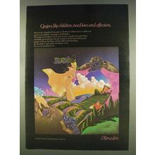 1977 Almaden Wine Ad - Grapes need Love and Affection