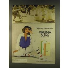 1976 Virginia Slims Cigarettes Ad - A Long Way, Baby