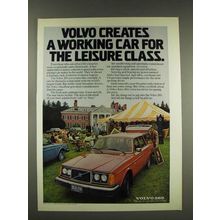 1976 Volvo 265 Car Ad - Working Car for Leisure Class