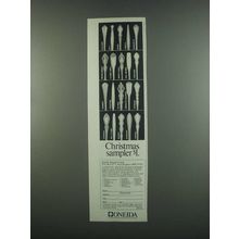 1984 Oneida Silverware Ad - Christmas Sampler
