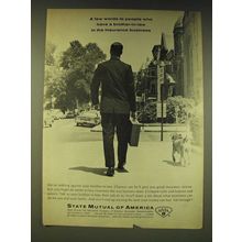 1963 State Mutual of America Ad - A few words to people