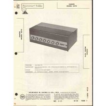 FANON model 3370 8 tube audio amplifier Sams Photofact manual