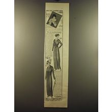 1913 Bellas Hess Modish Frock and Tailor-Made Suit Ad - Our fall fashion