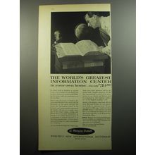 1957 Merriam-Webster New International Dictionary Advertisement