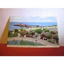PRINCE CONSORT GARDENS, WESTON-SUPER-MARE used postcard by Bamforth 1972 pm =
