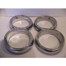 1963 64 CHRYSLER HEADLIGHT RINGS BEZELS NEWPORT NEW YORKER 300 #2276464 2276465