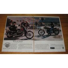 1981 Harley-Davidson Wide Glide Motorcycle Ad - Best of Show