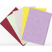 A6 Embossed Card. 10 Sheets. Butterflies. Cardmaking Scrapbooking Crafts