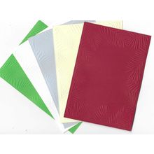 A6 Embossed Card. 10 Sheets. Leaves. Cardmaking Scrapbooking Crafts