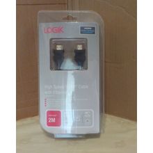 2M Logik High Speed HDMI Cable with Ethernet - NEW & SEALED