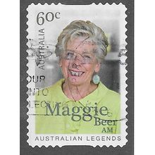 AUS 2014 60c(S/A) 'AUSTRALIAN LEGENDS - BEER A.M' FINE USED (EBID77-963)