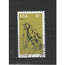 SouthAfrica.SG395 15c Polo Player.Fine Used.Sep25