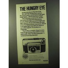 1971 Kodak Instamatic X-30 Camera Ad - Hungry Eye