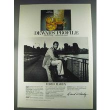 1980 Dewar's White Label Scotch Ad - David Hardy