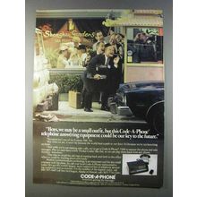 1980 Code-A-Phone 3500 Ad - We May Be a Small Outfit