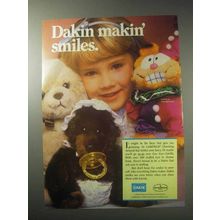1985 Dakin Toy Ad - Garfield, Goo Goo Gorilla, Bo Bear