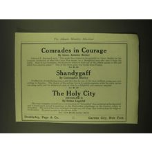 1918 Doubleday, Page & Co. Ad - Comrades in Courage
