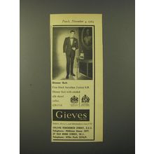 1964 Gieves Dinner Suit Ad - Dinner Suit
