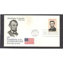 FDC Artmaster 2217g 22c Abraham Lincoln (Cachet-U/A) CV40086