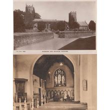 Stalham Ingham Church Antique Postcard & Message