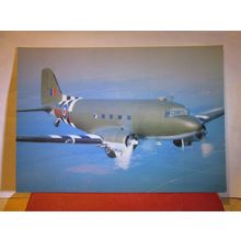 DOUGLAS C-47 DAKOTA G-DAKS unused postcard 'After the Battle' =