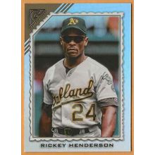 2022 Topps Gallery Rainbow Foil Rickey Henderson