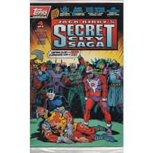 JACK KIRBY'S SECRET CITY SAGA #4 POLYBAGGED - TOPPS COMICS (1993)