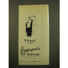1961 Rappaport's Toy Bazaar Advertisement - Please Santa