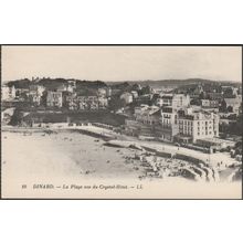 La Plage vue du Crystal-Hôtel, Dinard, c.1920 - Lévy et Neurdein CPA LL10