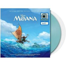 Moana Original Soundtrack Limited Edition Light Blue Clear Color Vinyl 2 LP New