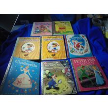 WALT DISNEY THEMED Little Golden Books Lot!! 1940’s-70’s! Wow! Look! $50.00 Ship