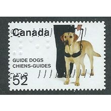 CAN 2008 52c(S/A) 'GUIDE DOGS' FINE USED (EBID41-244)