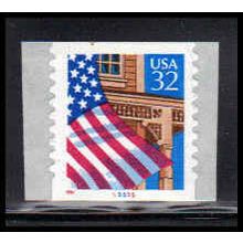 2915A 32c U.S. Flag Over Porch Fine MNH CNS 55555 10x10 P/UL PA3459