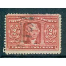 Used 324 2c Thomas Jefferson Barely Clears C2335