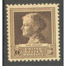 878 10c Jane Addams Fine MNH GA0279
