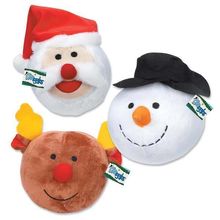Grriggles Snowball Gang Dog Toys Santa