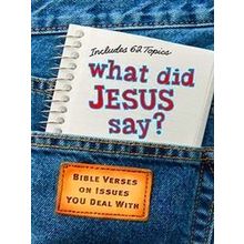 What Did Jesus Say?