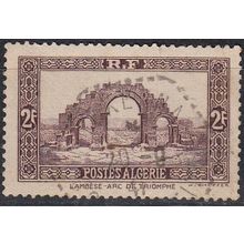 Algérie 1936 Michel 123 O Cote (2005) 0.30 € Lambèse Arc de Triomphe Cachet rond