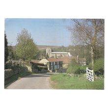 LASTINGHAM CHURCH, VIEW FROM LIDSTY HILL YORKSHIRE. unused postcard =