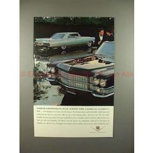 1963 Cadillac Car Ad, Which Gentleman Joined the Family