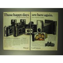 1972 Polaroid Camera Ad - 450, 420, Big Shot