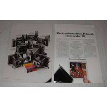 1972 Polaroid Camera Ad - Square Shooter 2, 440, 450