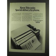 1972 Xerox Telecopier Ad - Special Delivery by Phone